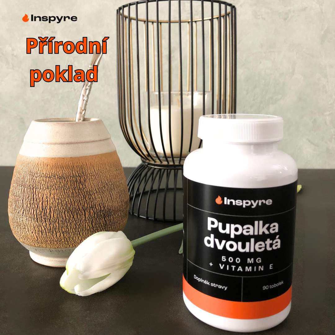 Pupalka dvouletá 500 mg + Vitamín E, 90 tobolek