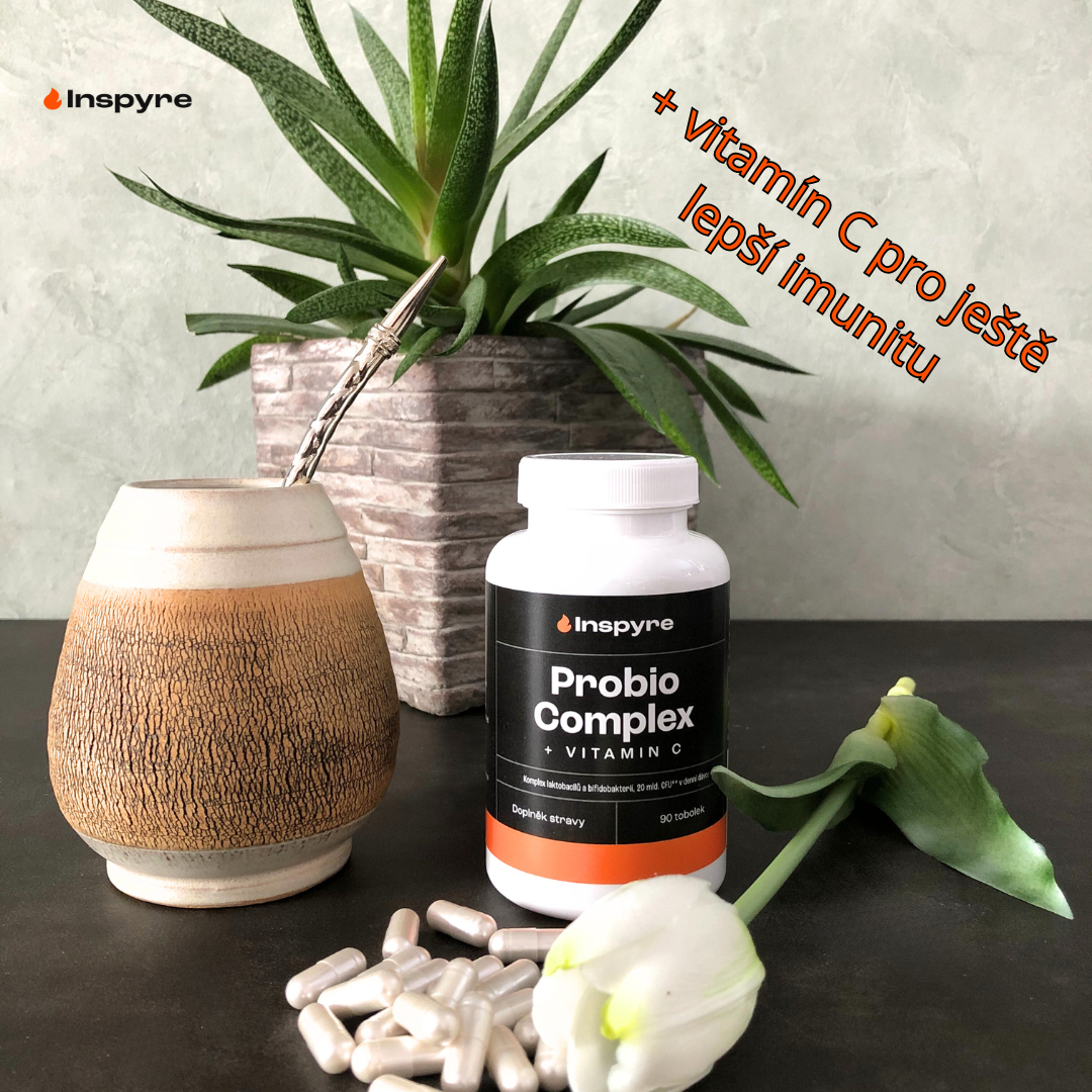 Probio Complex + vitamín C, 90 veganských kapslí