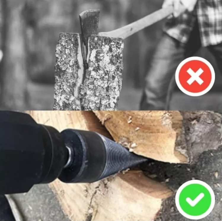 ŠTÍPACÍ TRN - Vrták na štípání dřeva