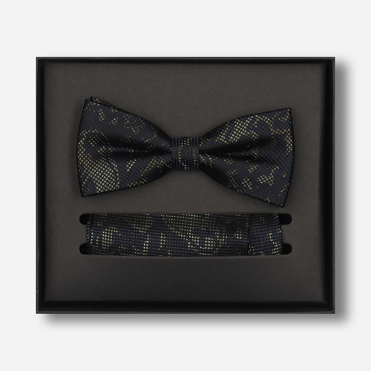 Sada predviazaného motýlika a vreckovky do saka