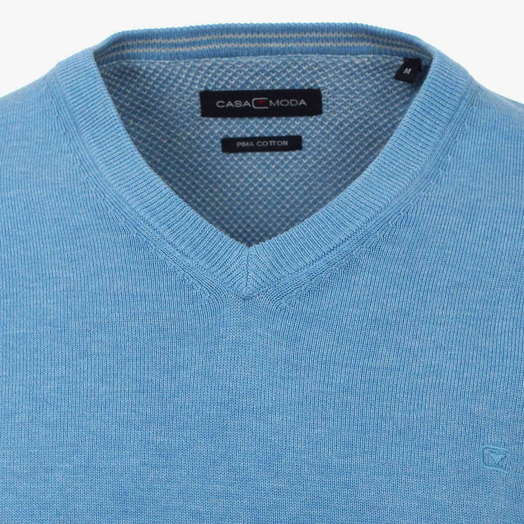 Azúrovo-modrý sveter, Pima bavlna