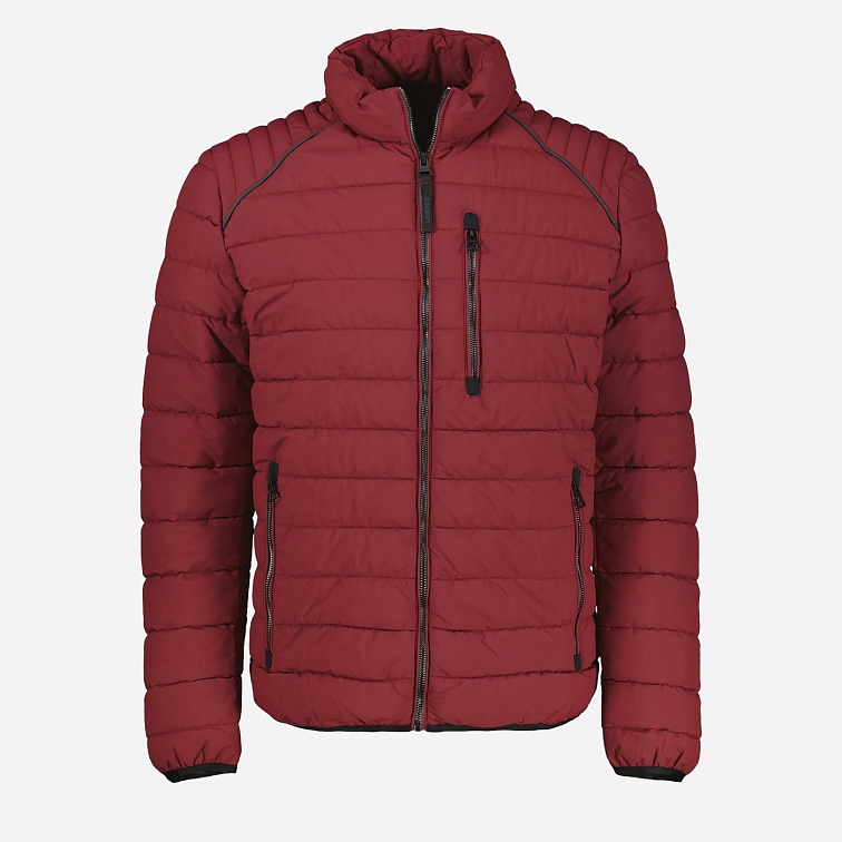 Bordová ľahká a funkčná bunda