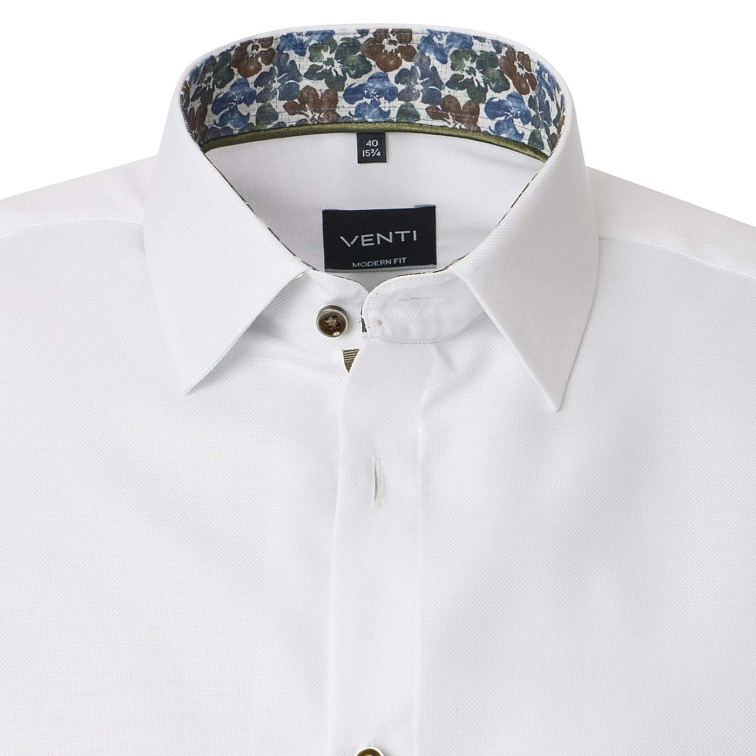 Biela pánska košeľa, Modern (Slim) fit