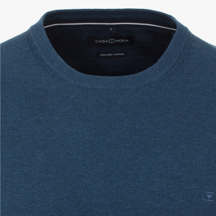 Petrolejový pánsky sveter, Organic