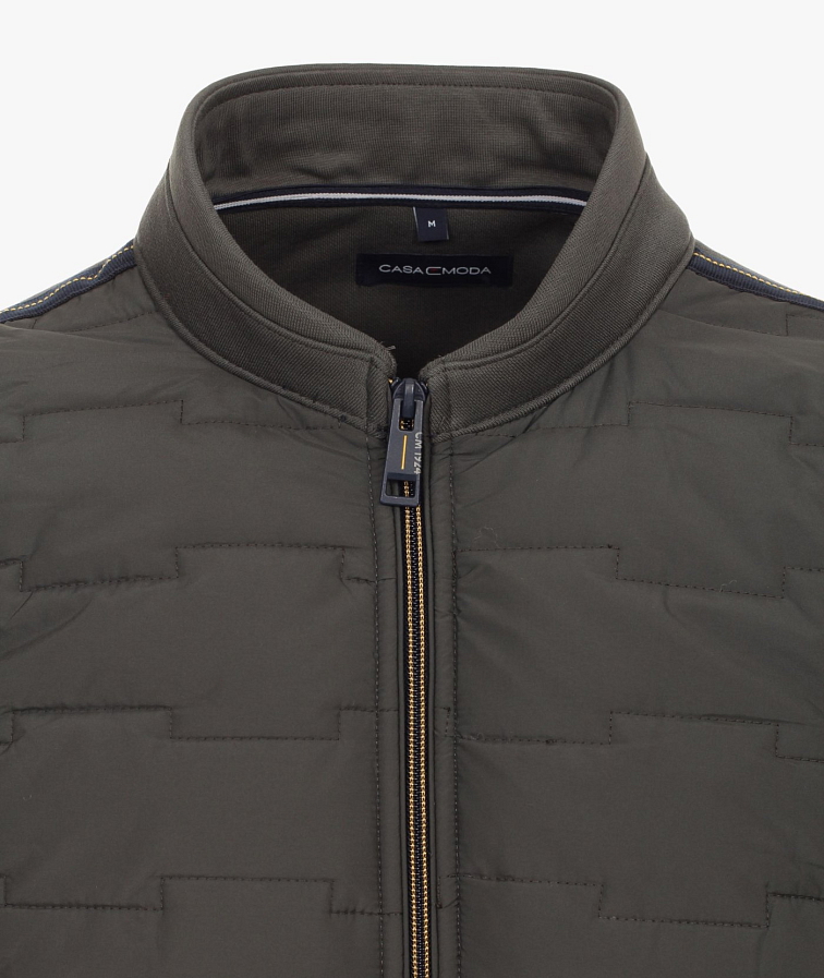 Khaki pánska hybridná bunda