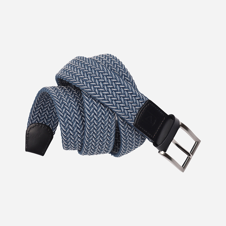 Modrý elastický opasok