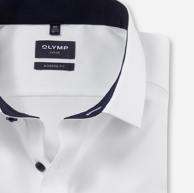 Biela košeľa OLYMP Luxor, Modern fit