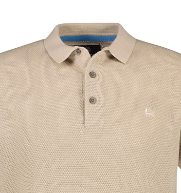 Béžová pletená polokošeľa