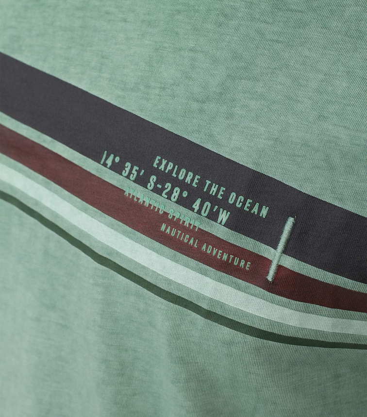 Zelené pánske tričko s potlačou