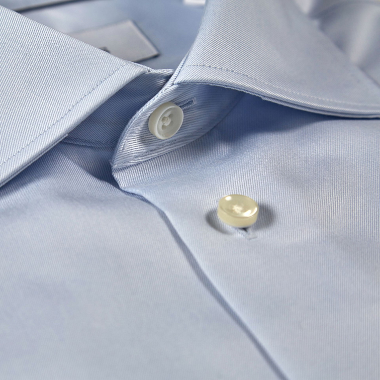Svetlomodrá košeľa, 2-ply, Slim fit