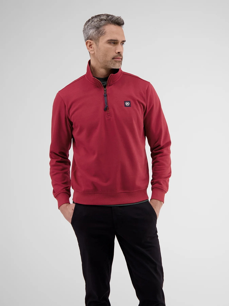 Bordová mikina so stojačikom