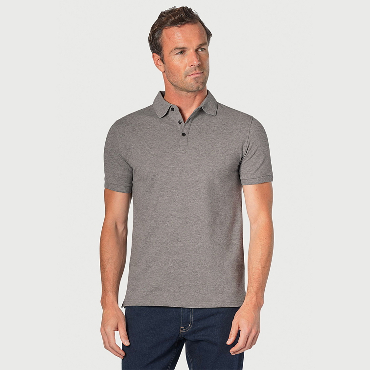 Sivá pánska polokošeľa