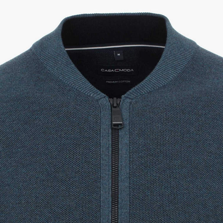 Modro-čierny cardigan