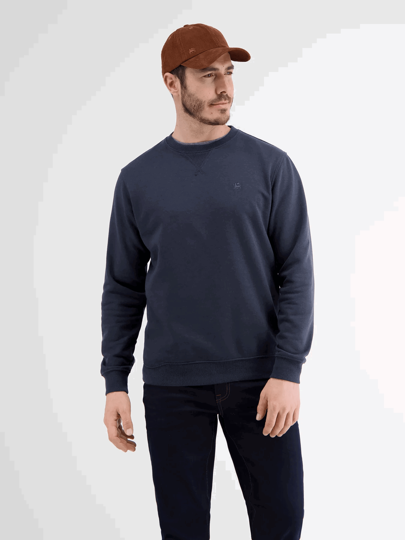 Tmavomodrá pánska mikina