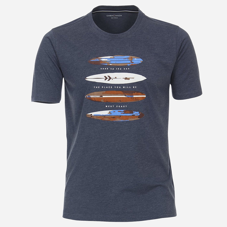 Modré pánske tričko