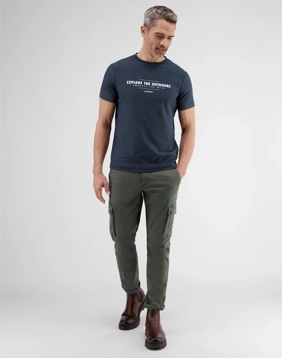 Tmavomodré pánske tričko