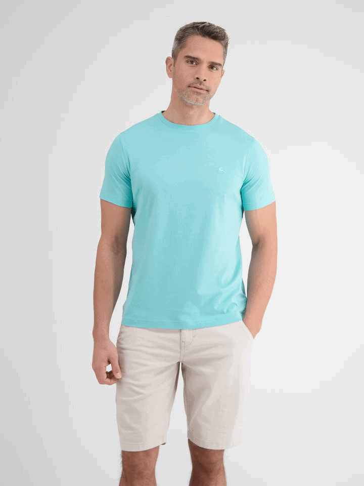 Tyrkysové pánske tričko