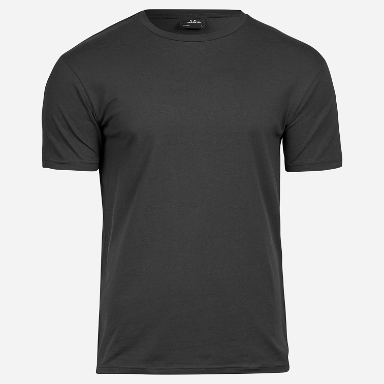 Čierne Stretch Slim fit tričko