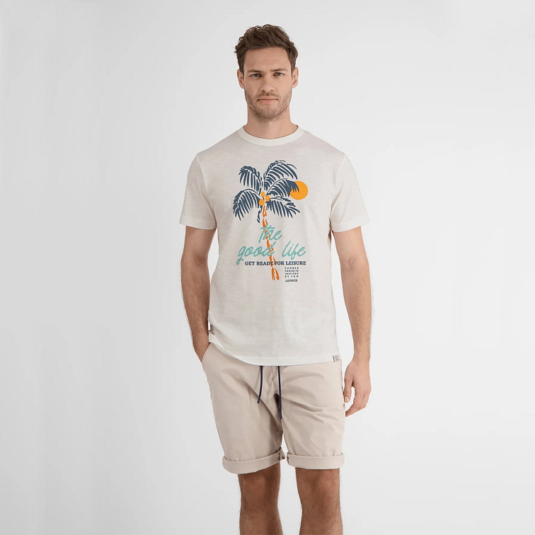 Biele pánske tričko s potlačou