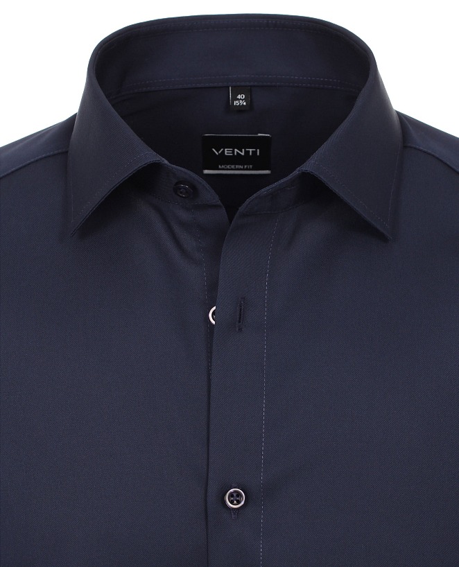 Tmavomodrá pánska košeľa, Non-iron, Modern (Slim) fit