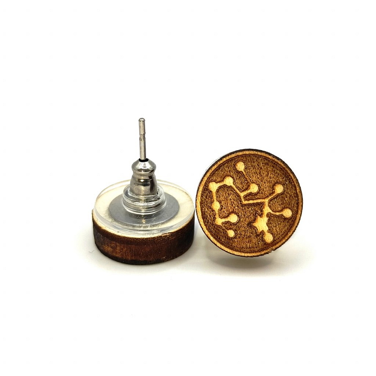 Náušnice souhvězdí STŘELEC