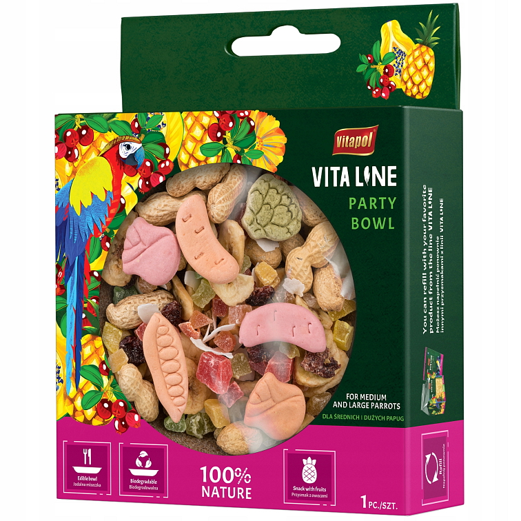 Vitapol Vita Line Party Bowl M,L