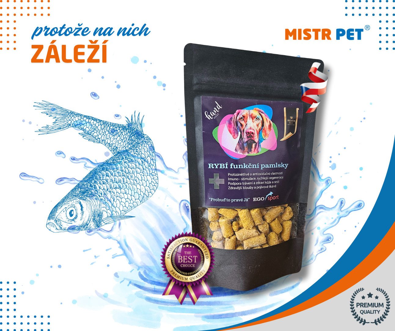 Rybí funkční pamlsky EGO