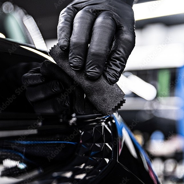 Deturner Suede - aplikační semišová utěrka 10x10cm