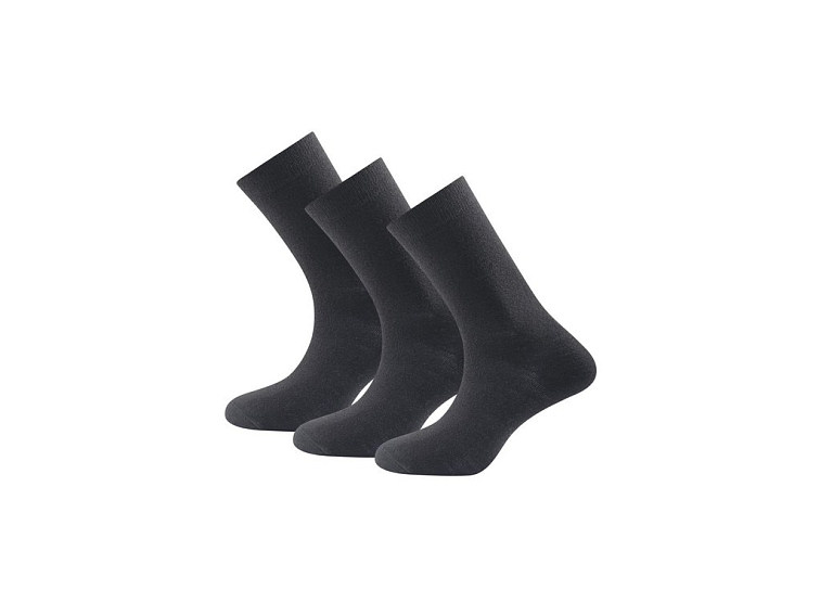 Devold Merino junior detské ponožky stredne hrubé Daily Medium 3 páry