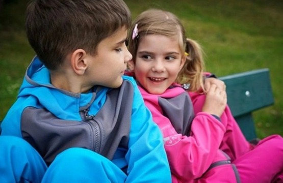 Unuo detská softshellová bunda s fleecom Eugen