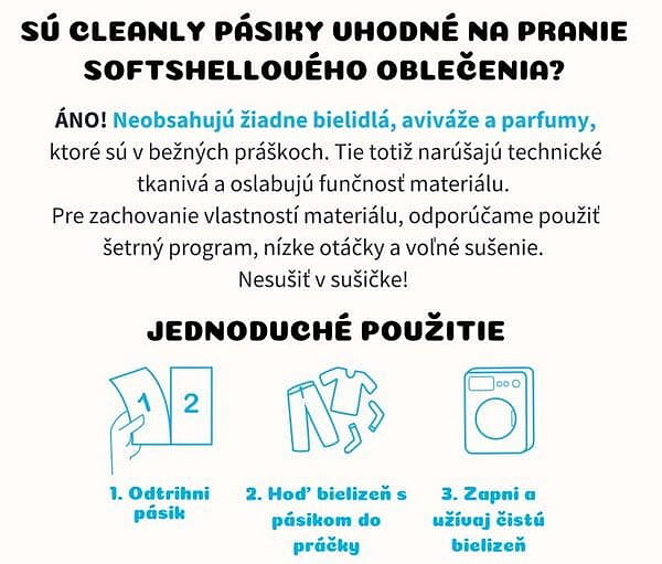 Cleanly Eco pracie pásiky na pranie Fresh Forest