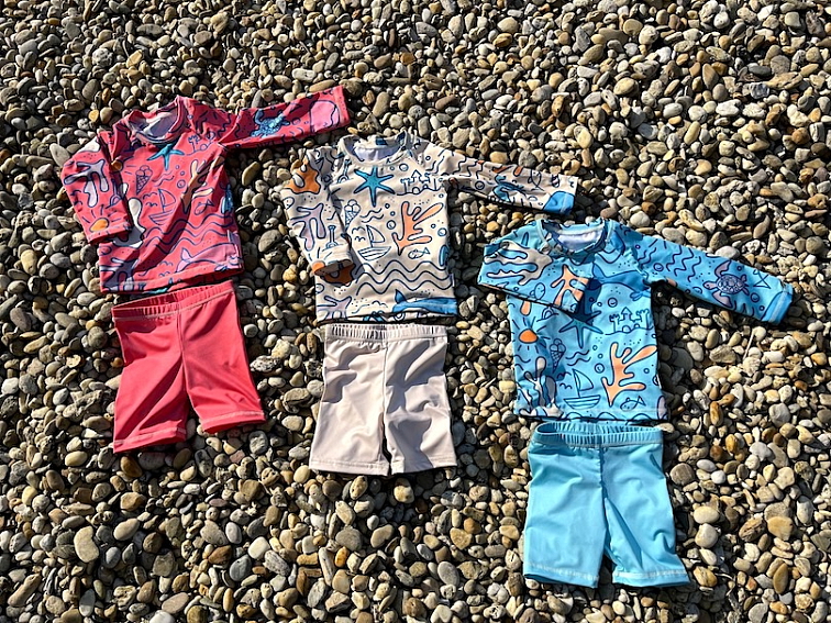 ActiveKids UPF50+ tričko pre deti s dlhým rukávom Veľrybky