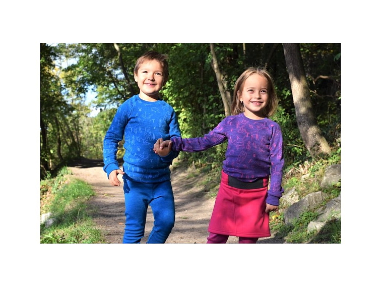 Devold Merino junior detské ponožky stredne hrubé trekingové Multi Medium