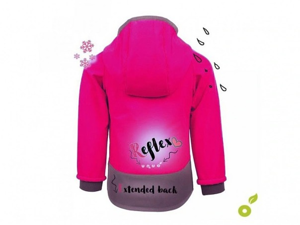 Unuo detská softshellová bunda s fleecom Metricon