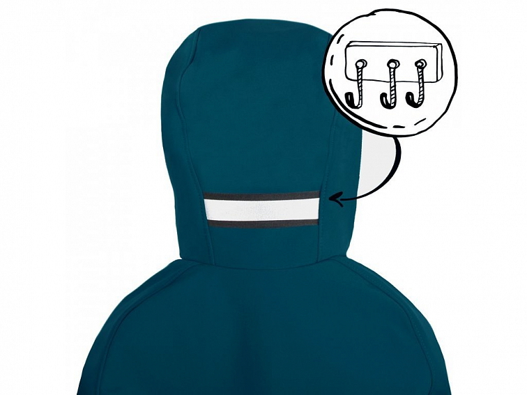 Unuo rastúca detská softshellová bunda s fleecom Cross Sharp