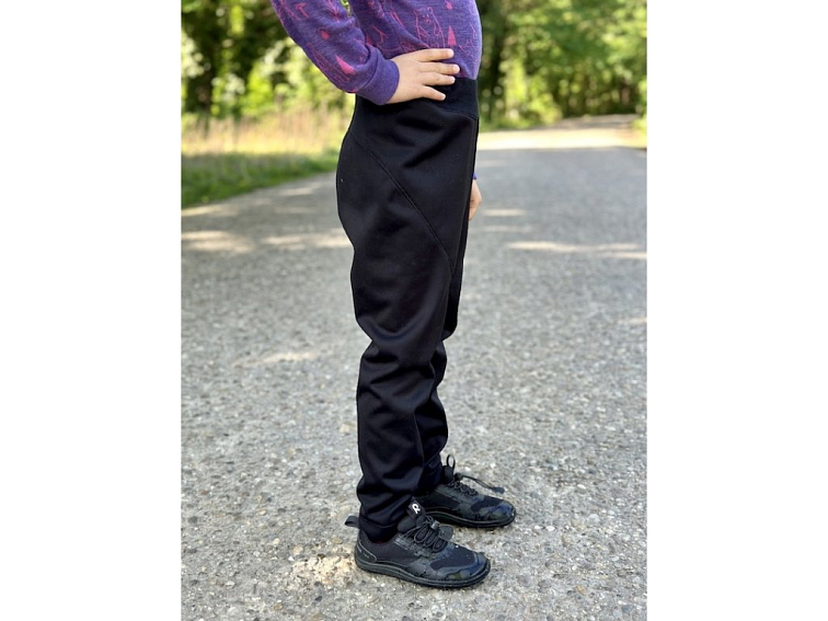 ActiveKids detské softshellové nohavice pružné SLIM