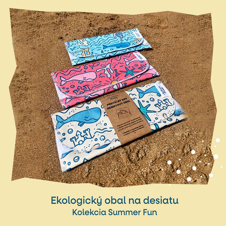 ActiveKids vodeodolný ekologický obal na desiatu Summer Fun