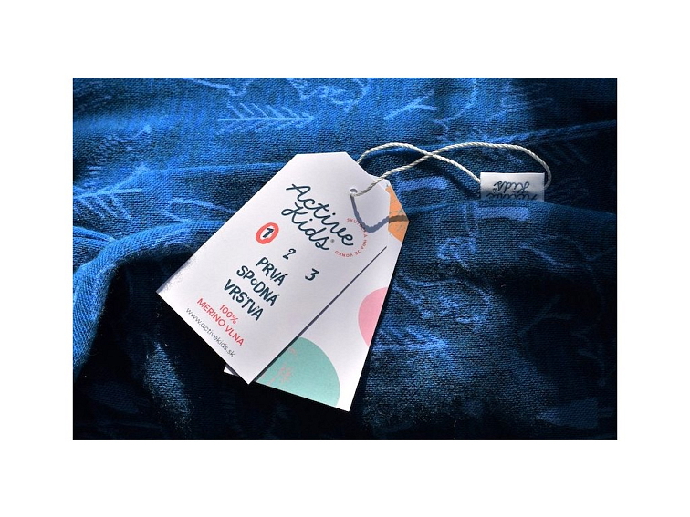 ActiveKids Merino rastúce detské tričko Lesné zvieratká