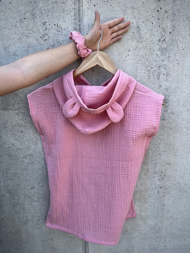 ActiveKids mušelínové pončo pre deti Organic