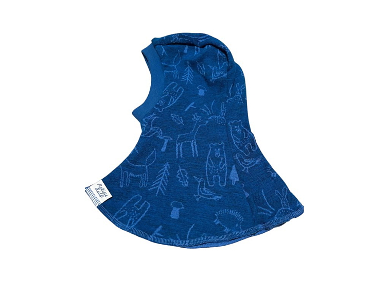 ActiveKids Merino detská kukla jednovrstvová Lesné zvieratká