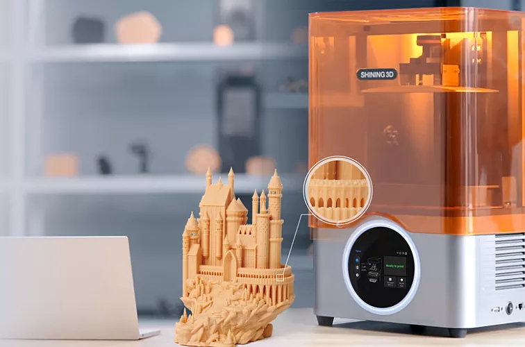 Shining 3D AccuFab-L4K 3D tlačiareň SLA s vysokým počtom detailov