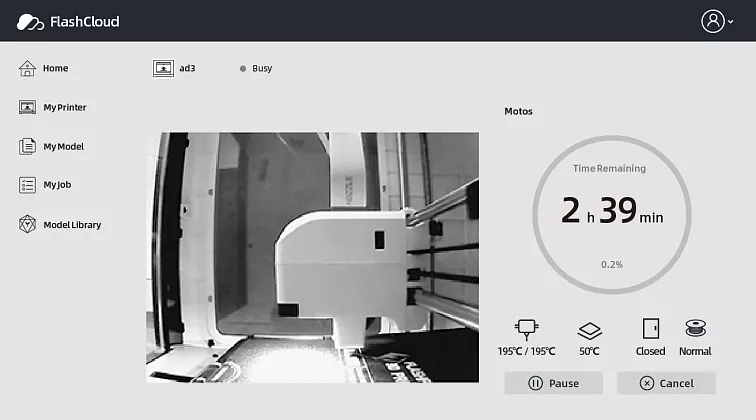 Flashforge Adventurer 3 3D tiskárna