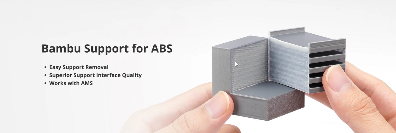 Bambu Lab Support pre ABS biela 1,75mm 500g