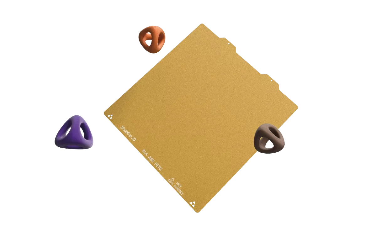 Modefine 3D zlatá obojstranná zrnitá PEI doska pre Bambu Lab A1 mini