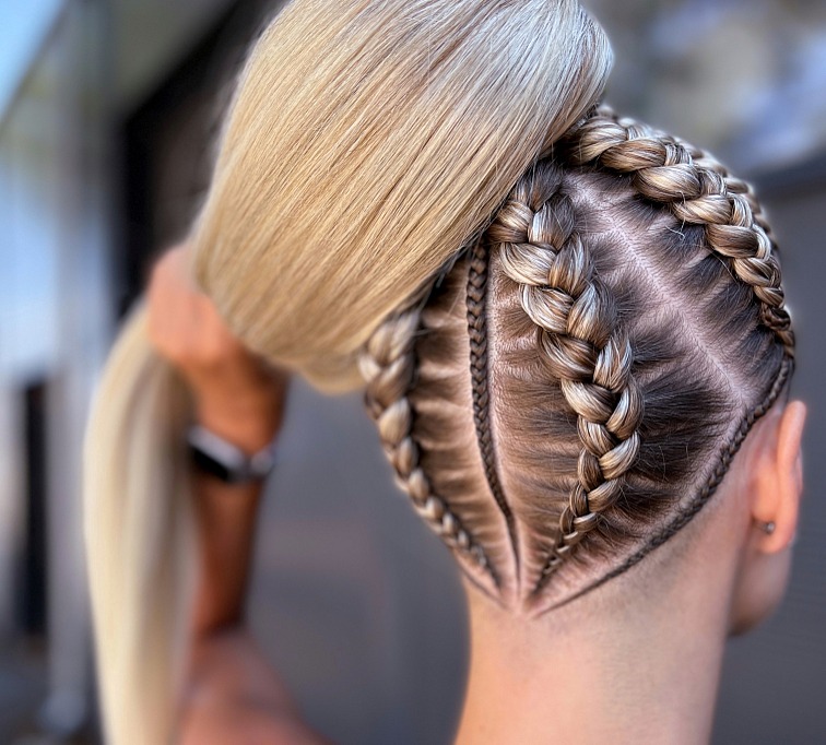 100% kanekalon Super Braid - Burgundy