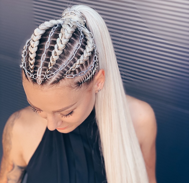 100% kanekalon Super Braid - Burgundy