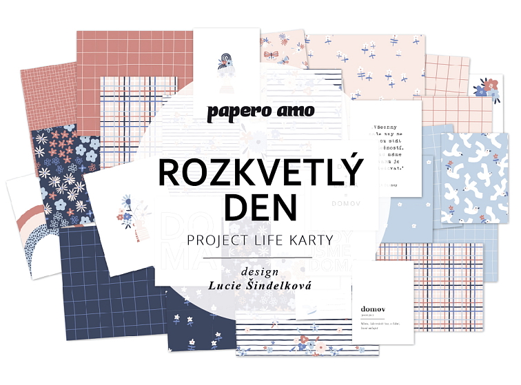 České kartičky - ROZKVETLÝ DEN