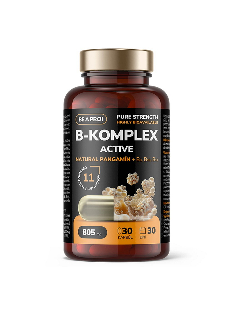 B-KOMPLEX ACTIVE NATURAL PANGAMÍN + B8, B10, B11