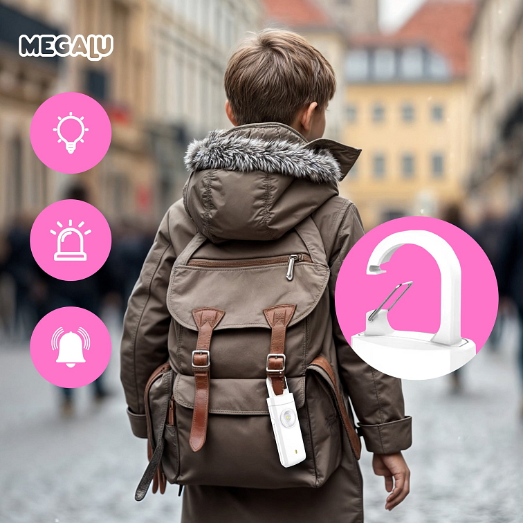 Osobní kapesní alarm 130 dB – Dobíjecí bezpečnostní alarm pro vaši ochranu