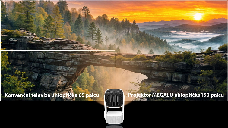Domácí kino projektor MEGALU Delux